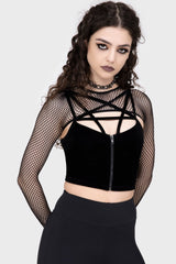Bite Me Fishnet Bolero B
