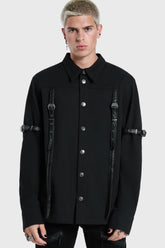 Bondage Wings Button Up Shacket