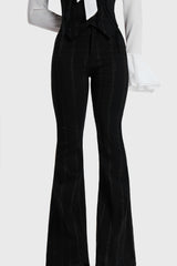 BONE STRIPE FLARES