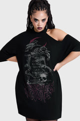 COME OUT AT NIGHT T-SHIRT DRESS