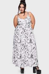 Junniper Maxi Dress WHITE/BLACK