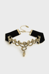 Deadly Coil Choker Gold
