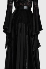 Estria Hex Maxi Skirt
