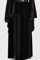 Estria Hex Maxi Skirt