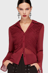 Evermore Eclipse Shirt Burgundy