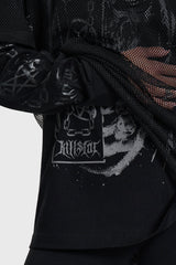 False Belief Fishnet Long Sleeve T-Shirt