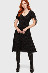 Garden Of Venom Midi Dress