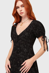 Garden Of Venom Midi Dress
