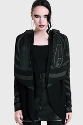 HOW MUCH LONGER? CROPPED OPEN CARDI