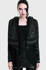HOW MUCH LONGER? CROPPED OPEN CARDI