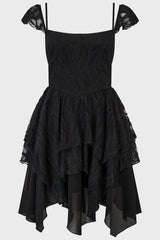 Haunted Union Dress BLACK