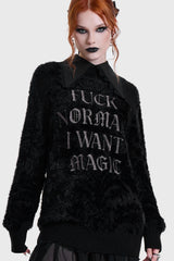 I WANT MAGIC KNITTED SWEATER