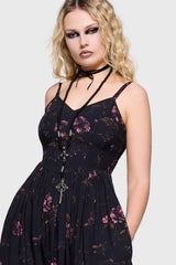 Junniper Maxi Dress BLACK/PINK
