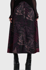 Night's Inferno Midi Skirt