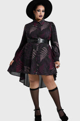 Night's Inferno Shirt Dress