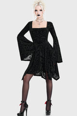Ophidian Burnout Mini Dress