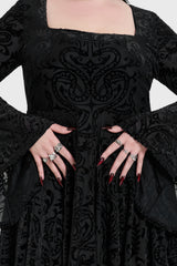 Ophidian Burnout Mini Dress