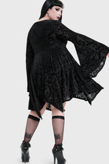 Ophidian Burnout Mini Dress