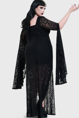 Ophidian Lace Maxi Dress