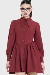 Ophidian Poplin Mini Dress