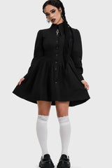 Ophidian Poplin Mini Dress