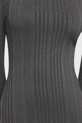 Of The Blade Mini Dress Grey