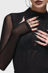 Shadow High Neck Top