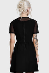 Shadow V Neck Skater Dress