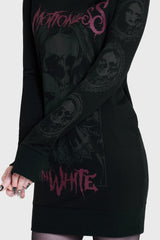 SICK OF THE MASK LONGLINE HOODIE