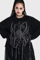 Spiderella Knitted Sweater