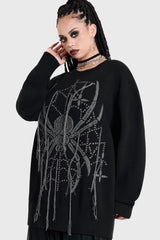 Spiderella Knitted Sweater