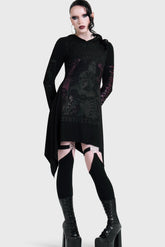 SYNTHETIC LOVE HOOD DRESS