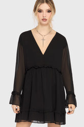 Seraph In Ash Mini Dress BLACK