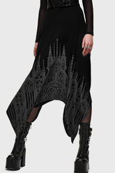 Thorned Spire Midi Skirt