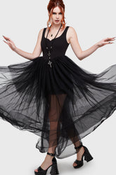 Under The Candle Light Maxi Dress Black