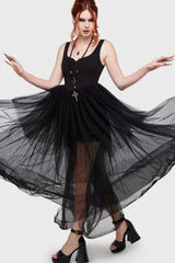 Under The Candle Light Maxi Dress Black