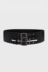 Venomous Rose Triple Buckle Belt