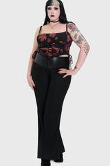 Witchmarked Zip Up Front Corp Trousers