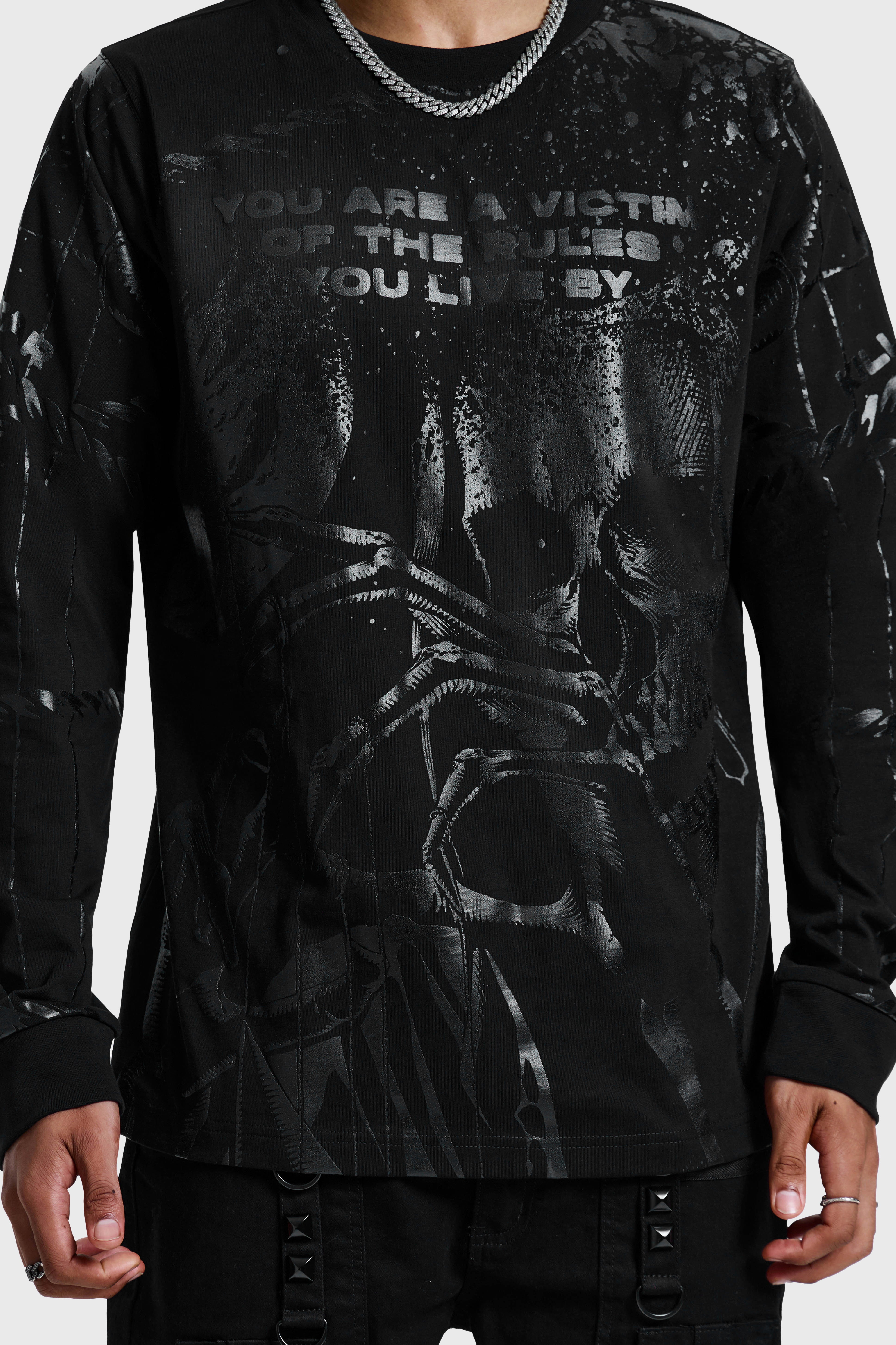 All Stringed Along Long Sleeve T-Shirt