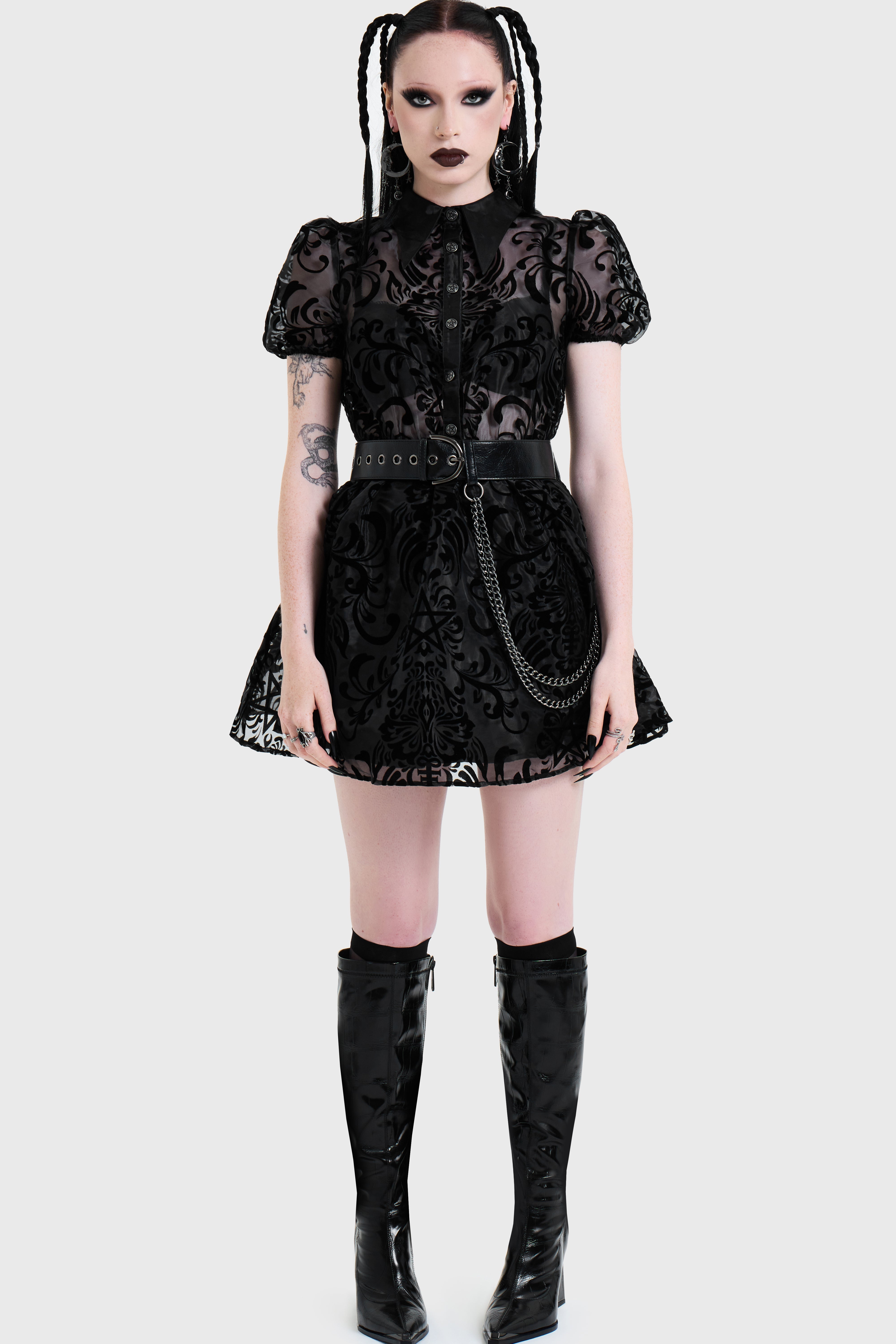 Bloodlust Organza Mini Dress