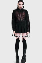 BRAND NEW NUMB CROP BONDAGE HOODIE