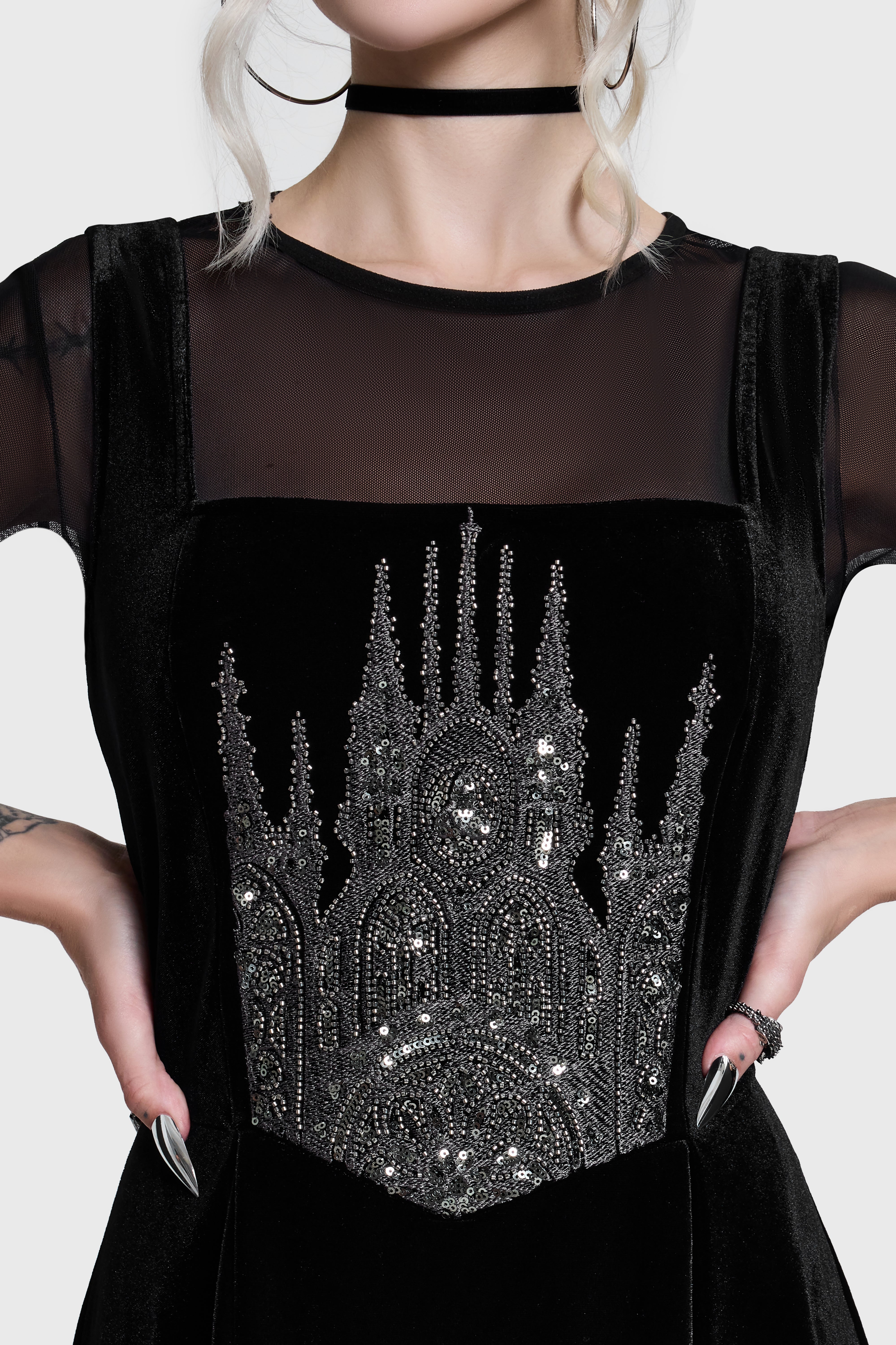 CATHEDRA CORSET MINI DRESS
