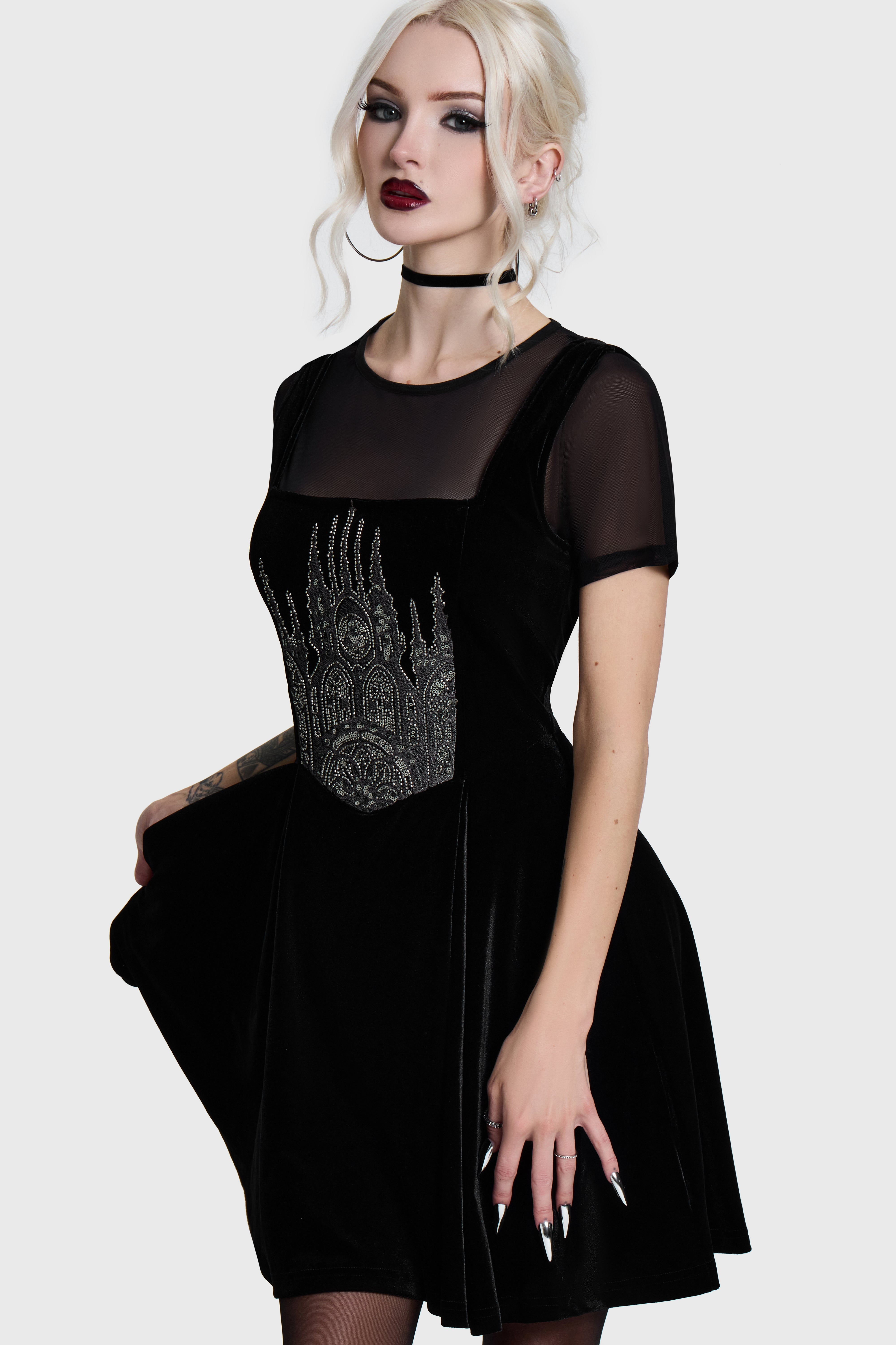 CATHEDRA CORSET MINI DRESS