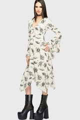 Celestial Night Midi Dress