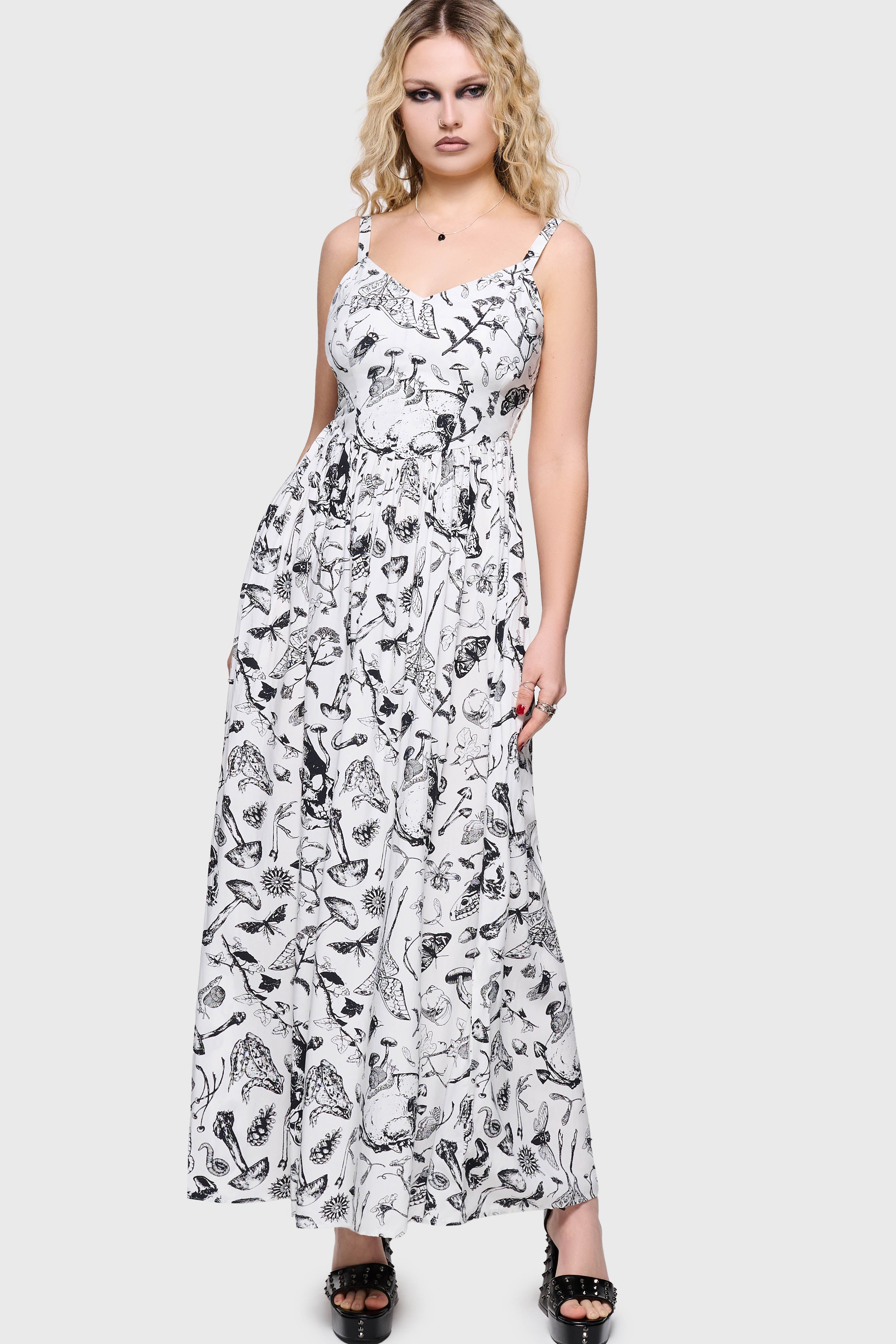 Junniper Maxi Dress WHITE/BLACK