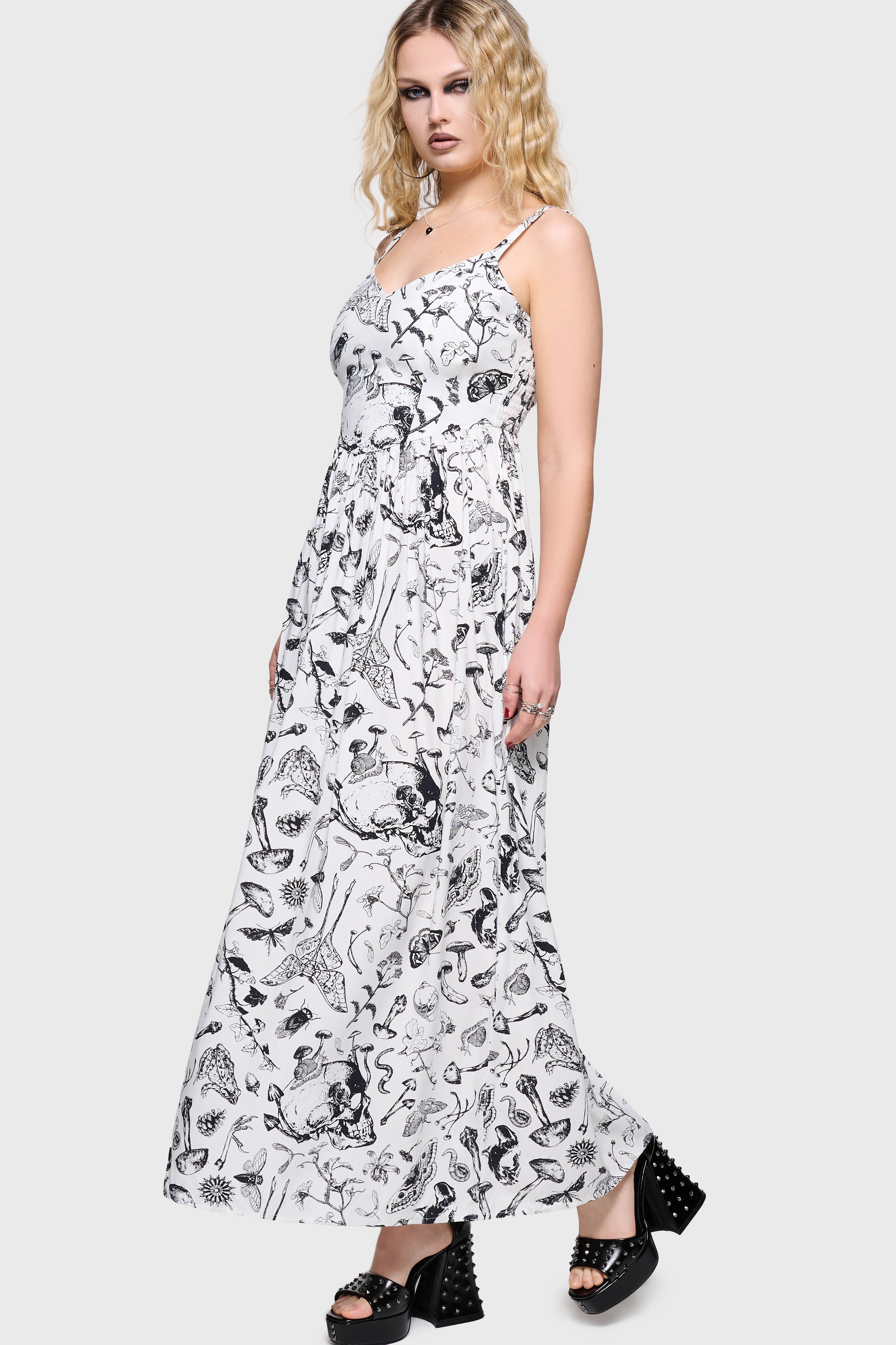 Junniper Maxi Dress WHITE/BLACK