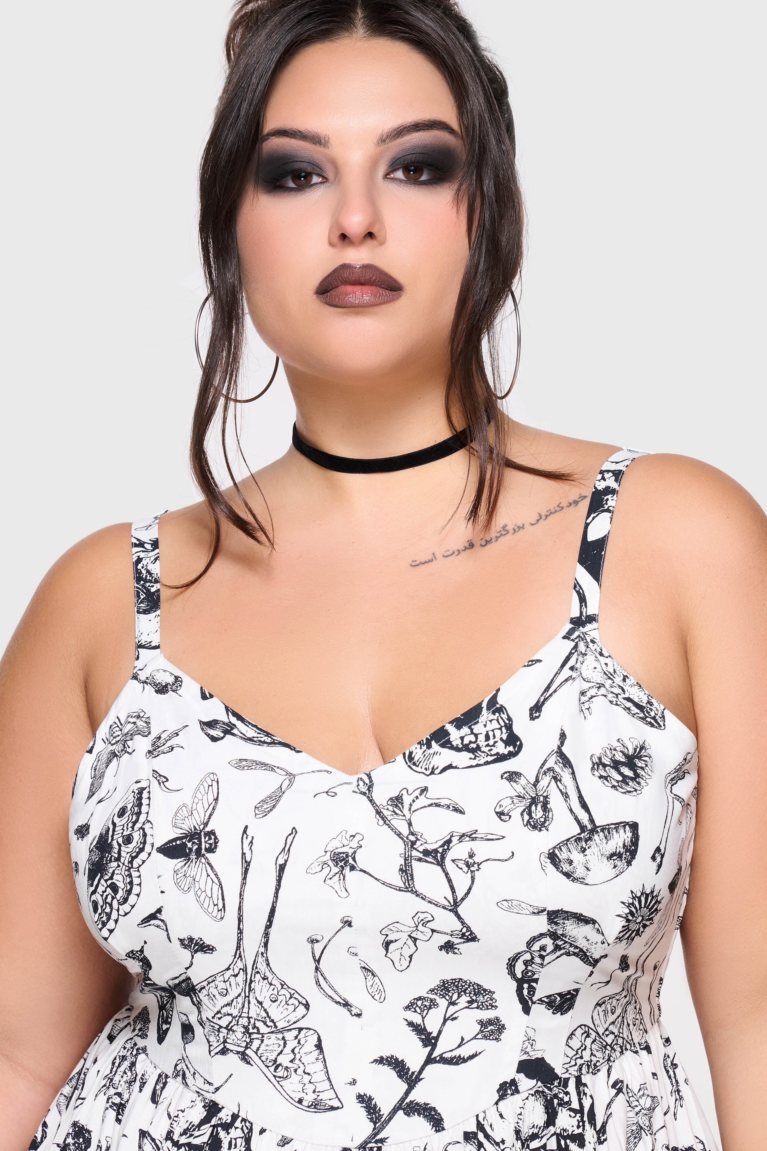 Junniper Maxi Dress WHITE/BLACK