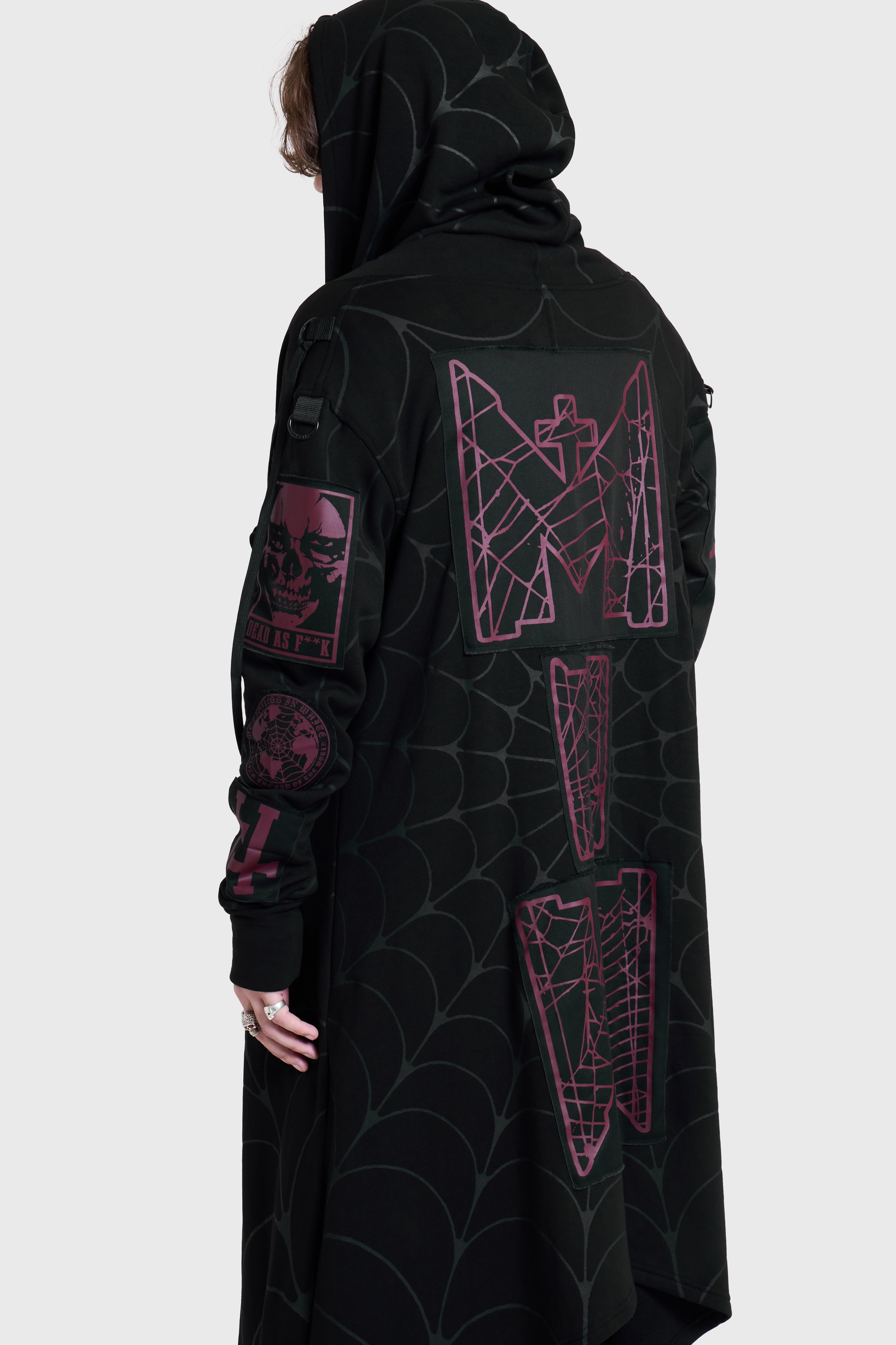 DEAD AS F**K ASSASSINS LONG CARDI