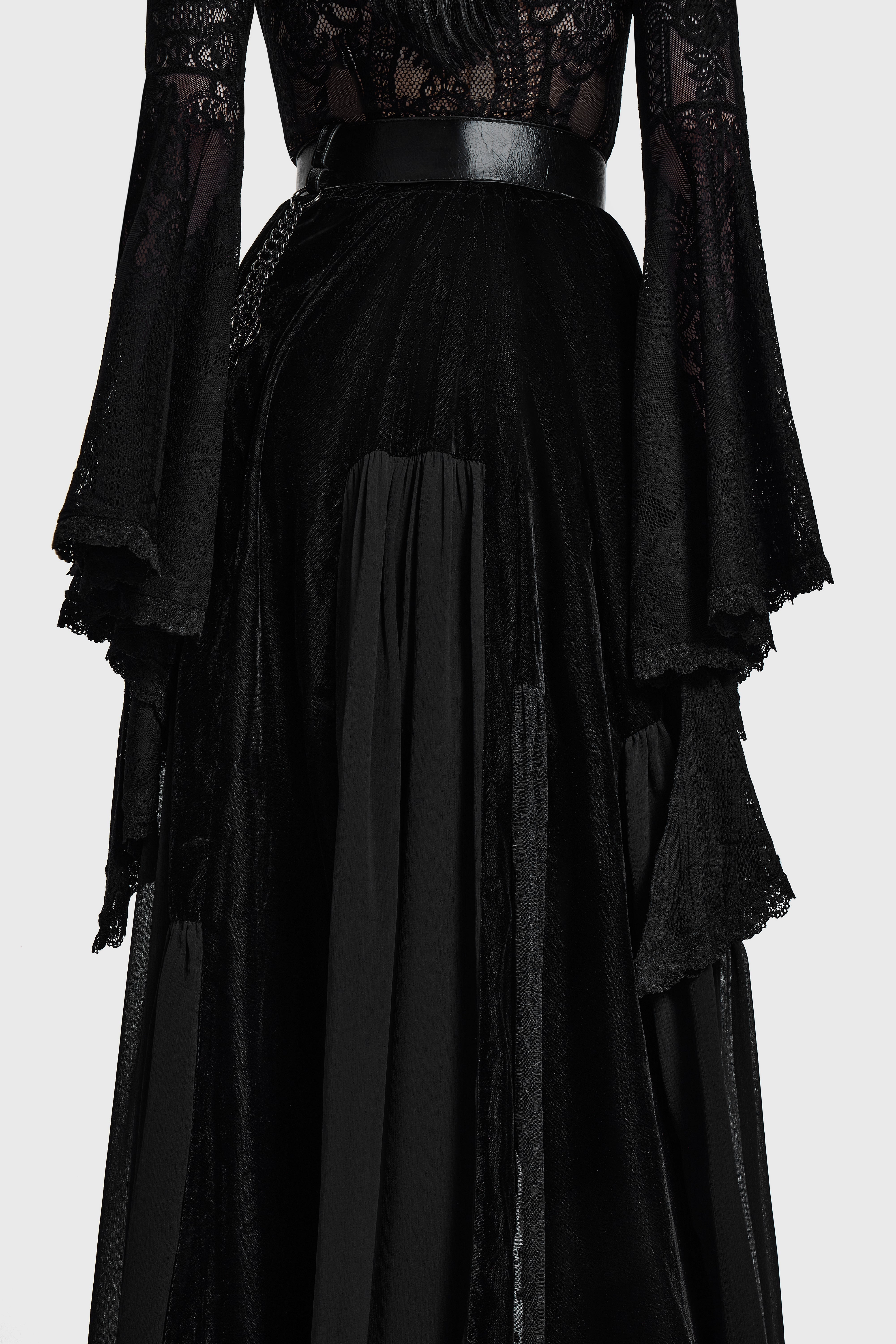 Estria Hex Maxi Skirt
