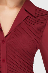 Evermore Eclipse Shirt Burgundy